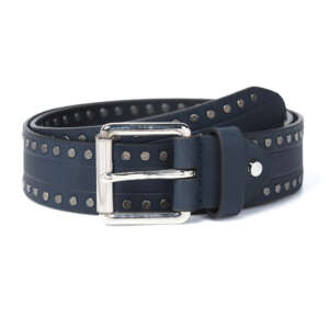 Cayman Blue Luxury Leather Belt