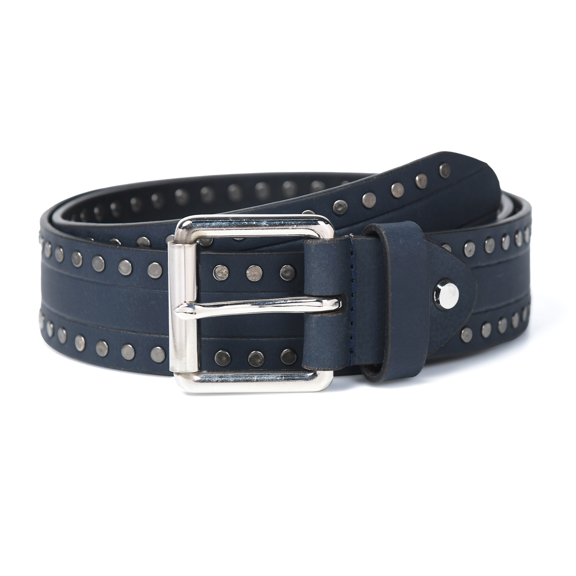 Cayman Blue Luxury Leather Belt