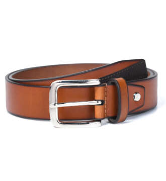 The Ranger Tangerine Luxury Leather Belt