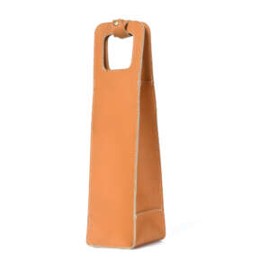 Personalized Leather: Wine Bottle  Holder