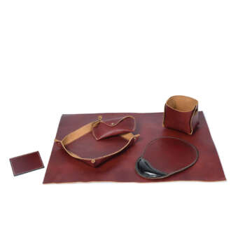 Personalized Leather: Desk