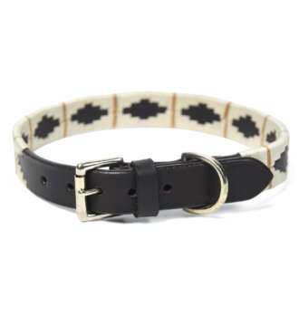 Brown Leather: Polo Collar