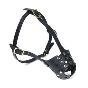 Agitation Leather Muzzle