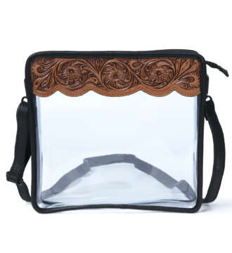 Trial Floral Tooled Handbag